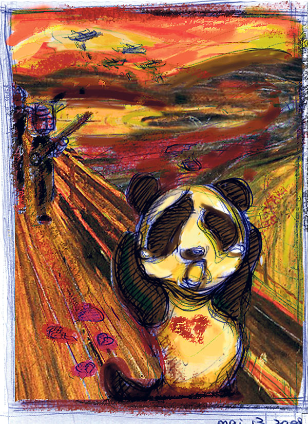 ACTU-Dessin-Ben-Liu-Benda,-Le-Cri-(2008)