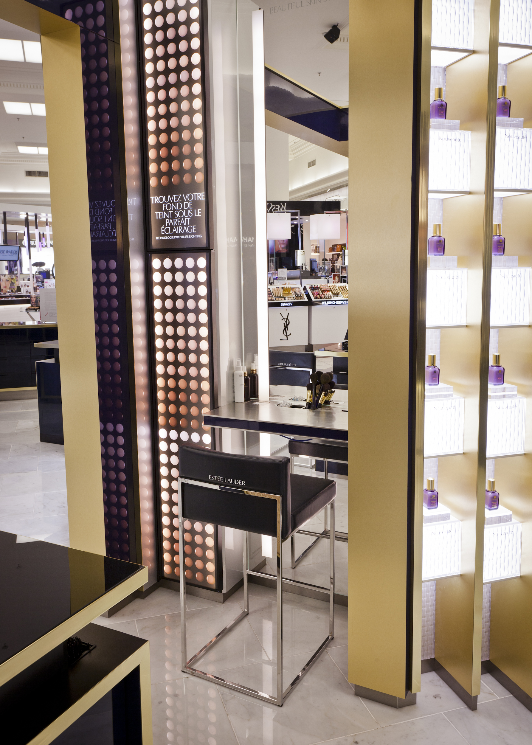 Miroir Philips chez Estée Lauder