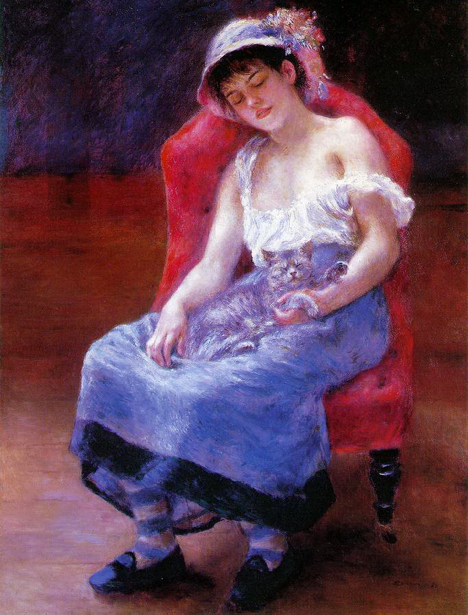 Renoir - Jeune fille endormie