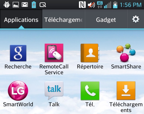LG Optimus G - Interface 2