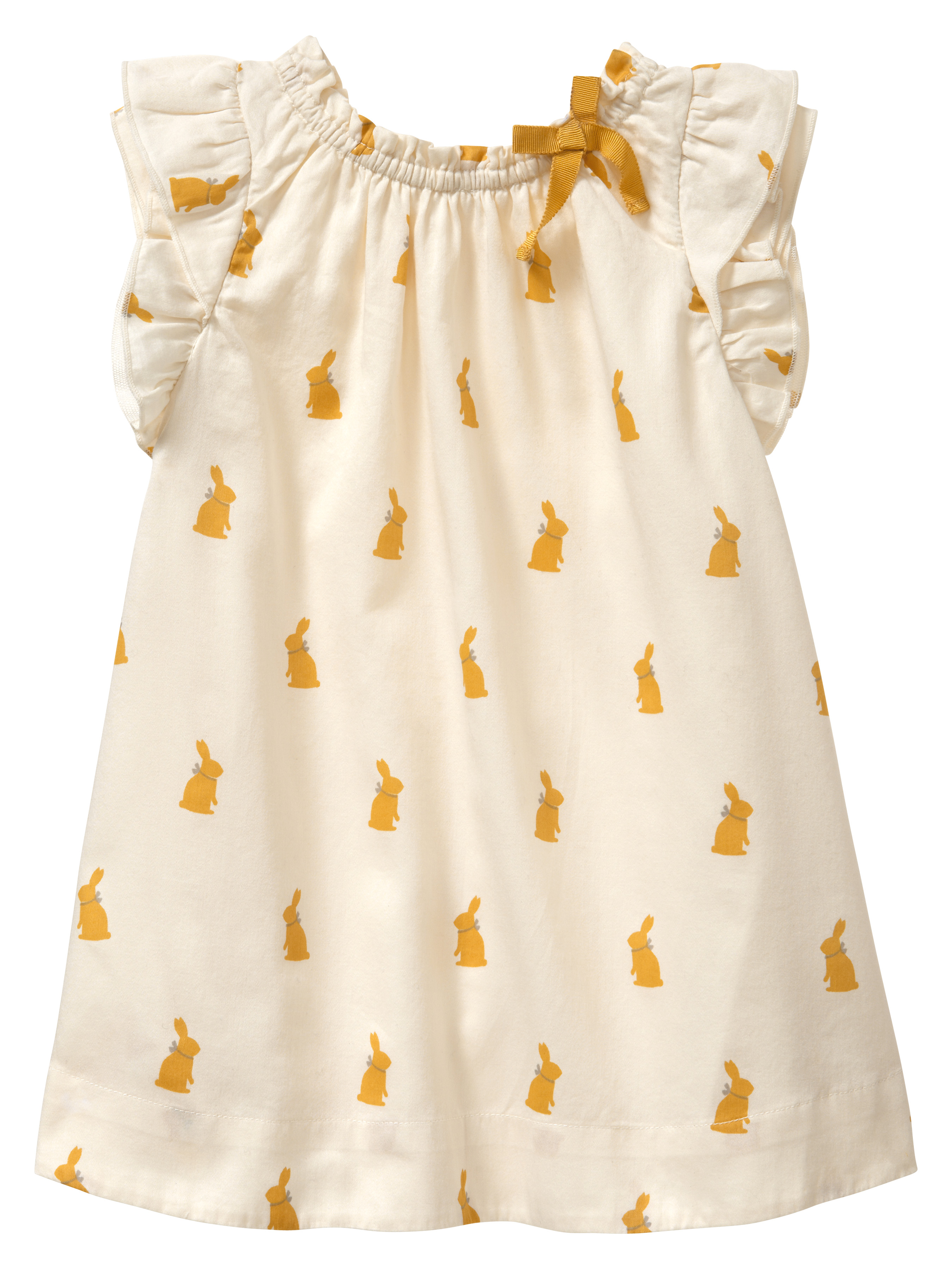 PB_Girl Yellow and White Bunny dress 34.95 copy
