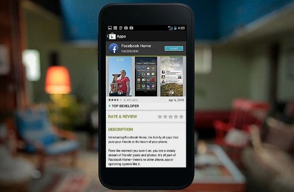 Facebook Home Google Play