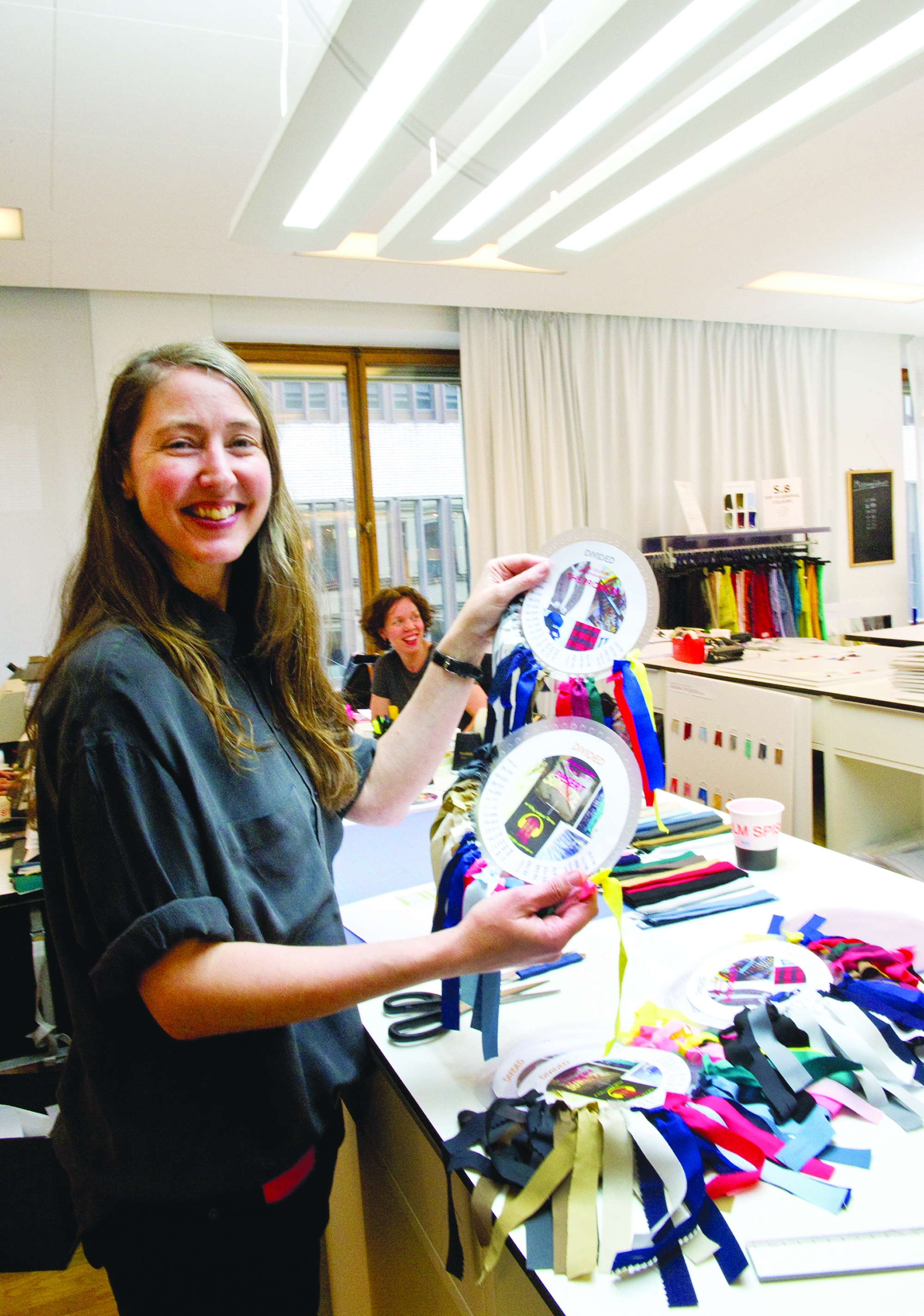 H&M&rsquo;s head of design Ann-Sofie Johansson in her workshop.