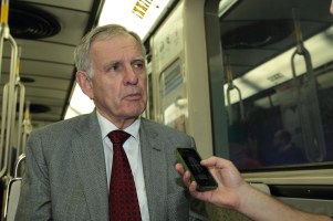 Marcel Côté dans le métro