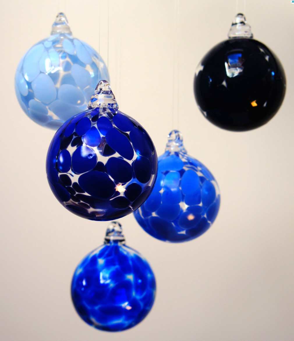 boules en verre soufflé