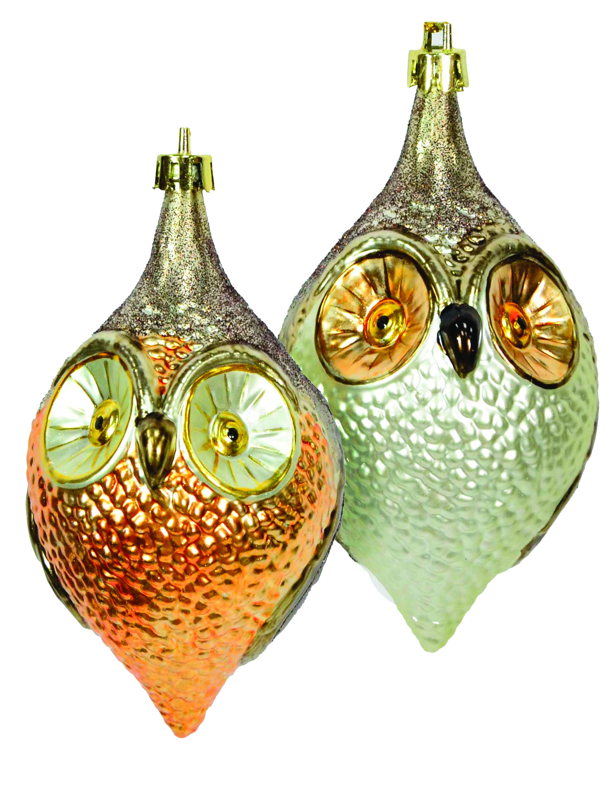 Home dépot ORNEMENTS HIBOUX DE  6 PIÈCES