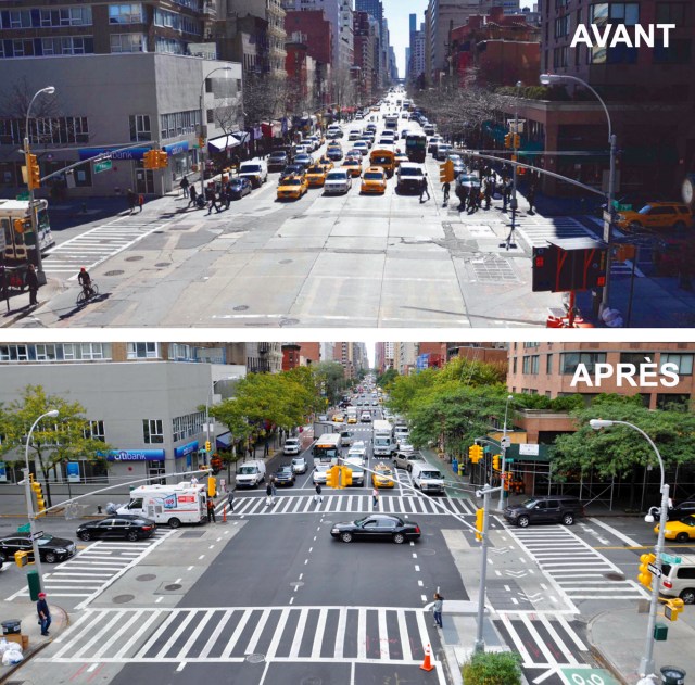 First Avenue-Avant Après-Source New York City