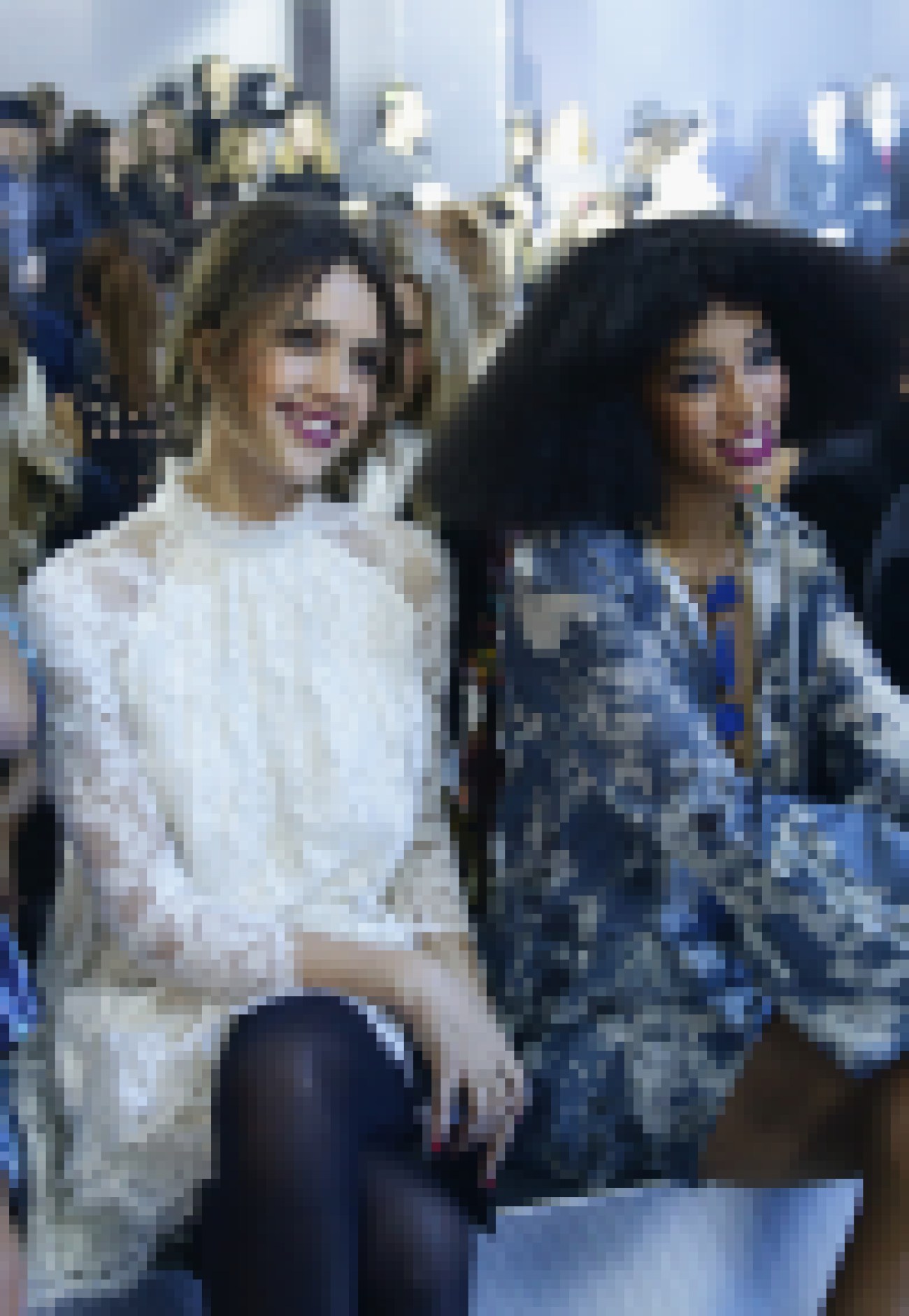 H&M : Front Row  - Paris Fashion Week Womenswear Fall/Winter 2014-2015