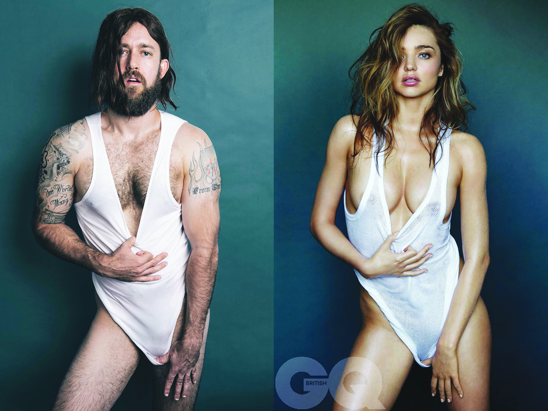 Dom Nader's Miranda Kerr spoof