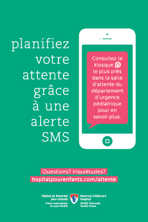 Application H&ocirc;pital de Montr&eacute;al pour enfants