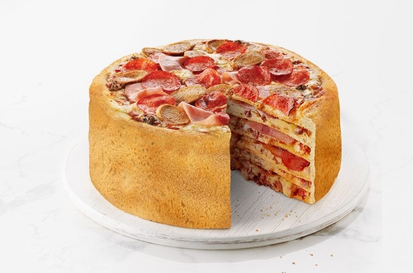 Pizza gateau Boston Pizza