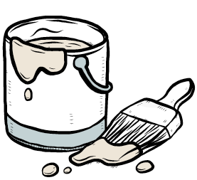 peinture beige