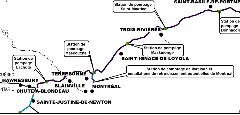 Tracé Oléoduc Énergie Est