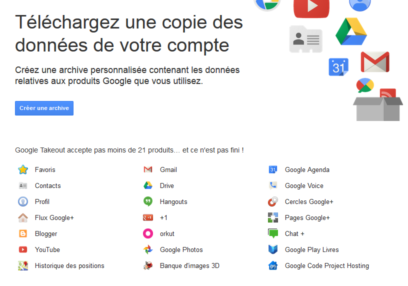 google takeout