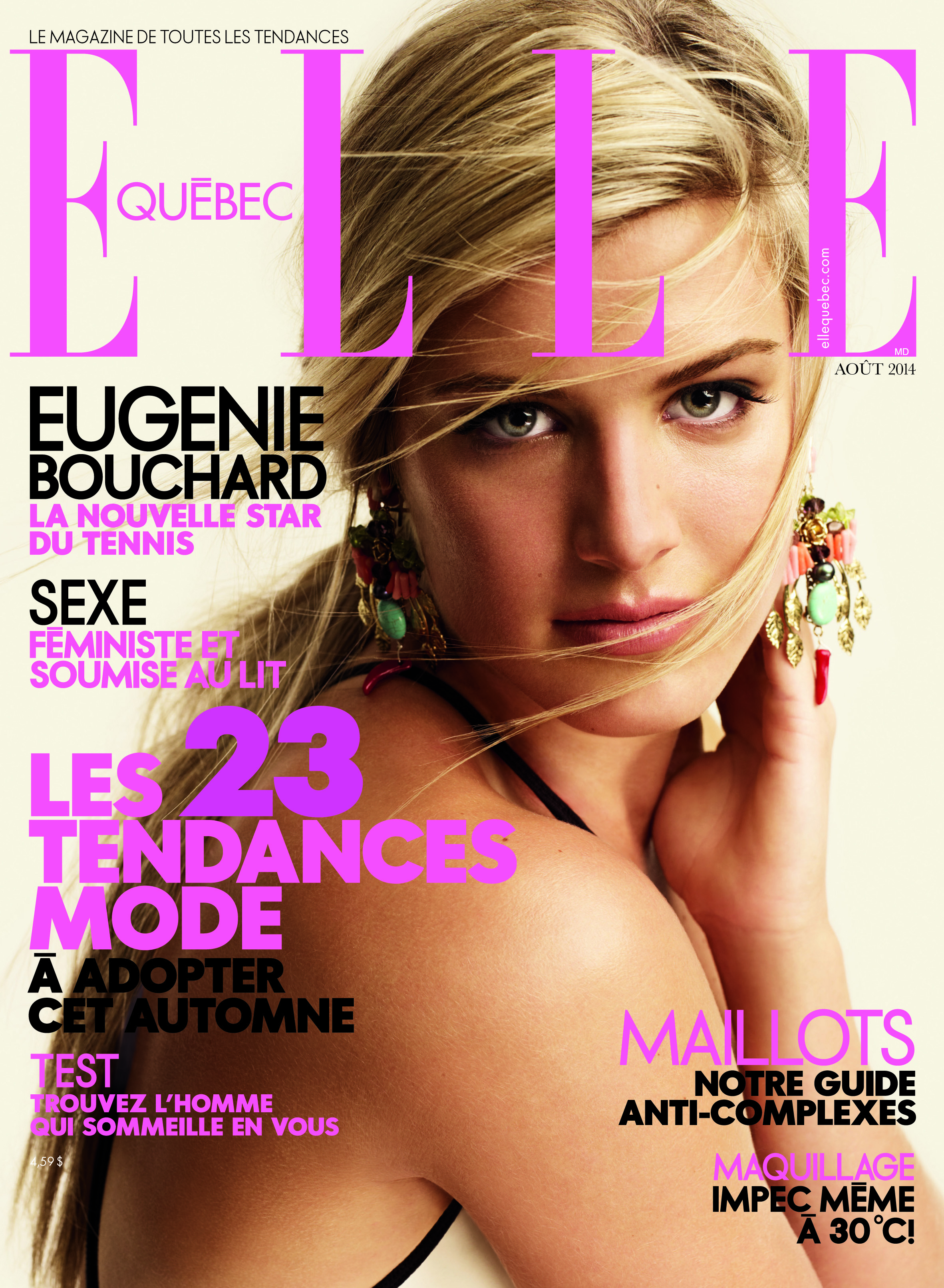 SPORTS Une Elle Québec Eugénie Bouchard_c50