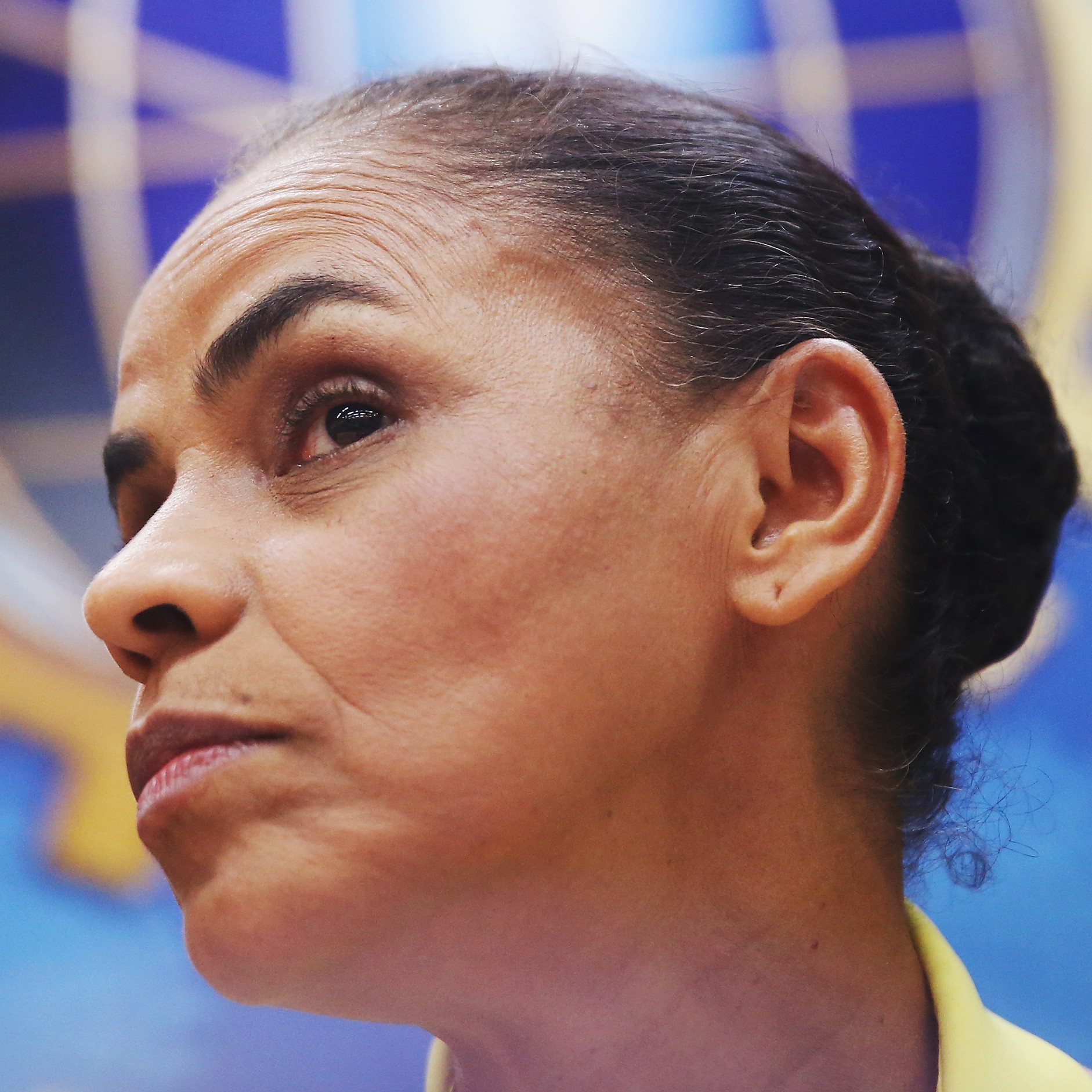 Brazilian Presidential Candidate Marina Silva Campaigns In Rio