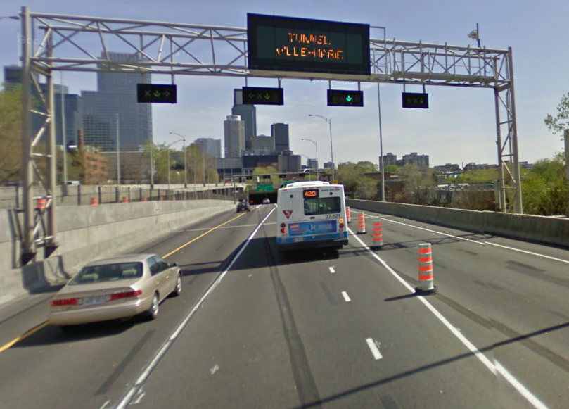 L’accès au tunnel Ville-Marie réduit cette fin de semaine