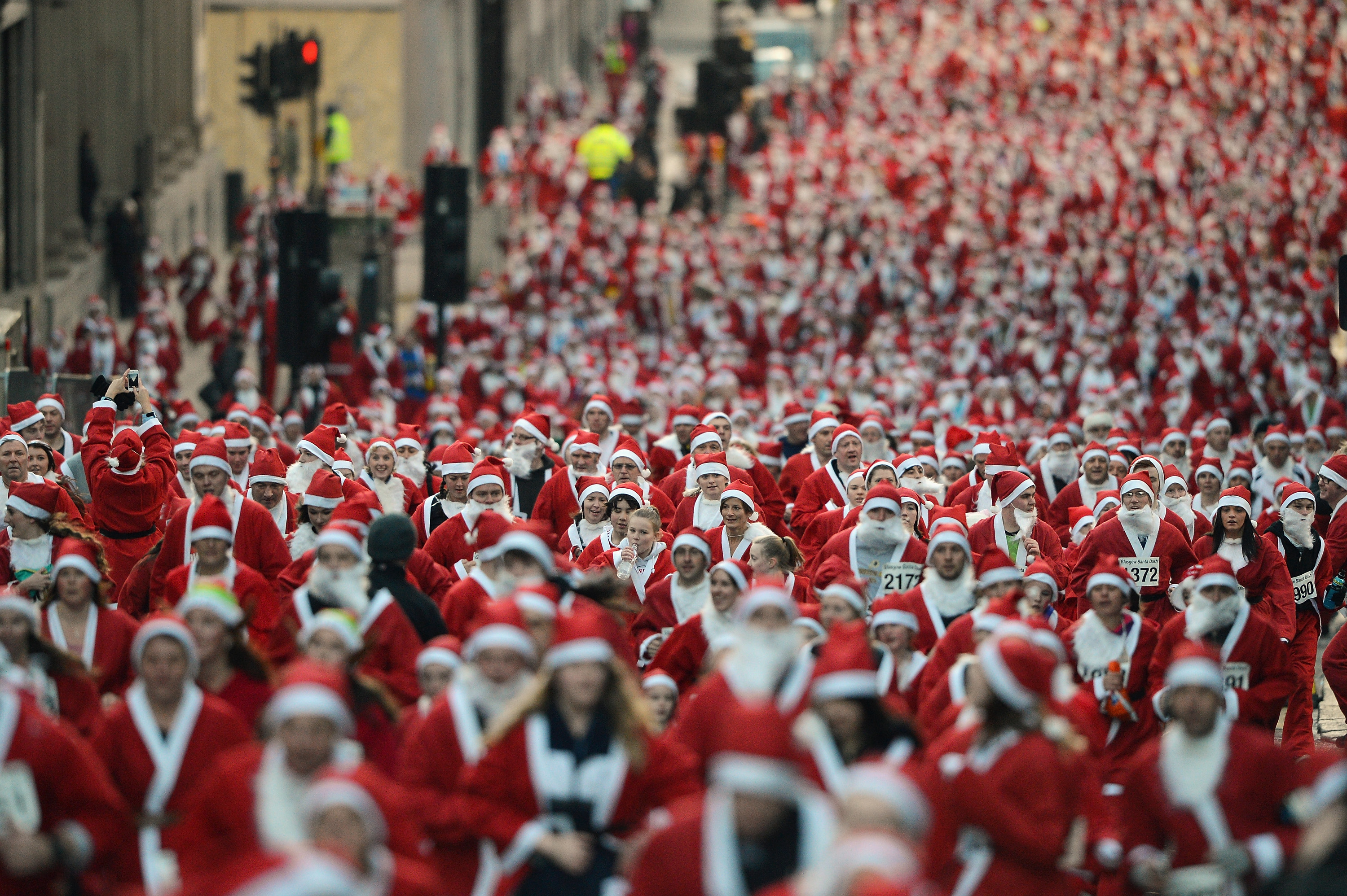 Glasgow Santa Dash Journal Métro