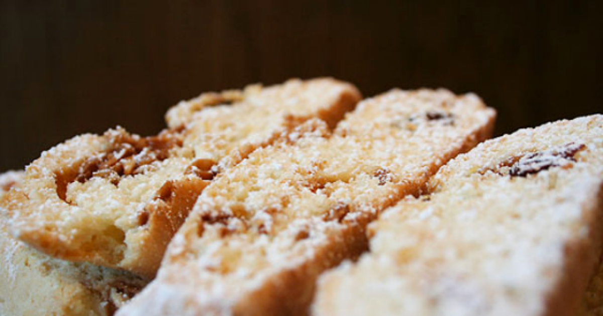 Recette biscottis aux amandes caramélisées et aux canneberges