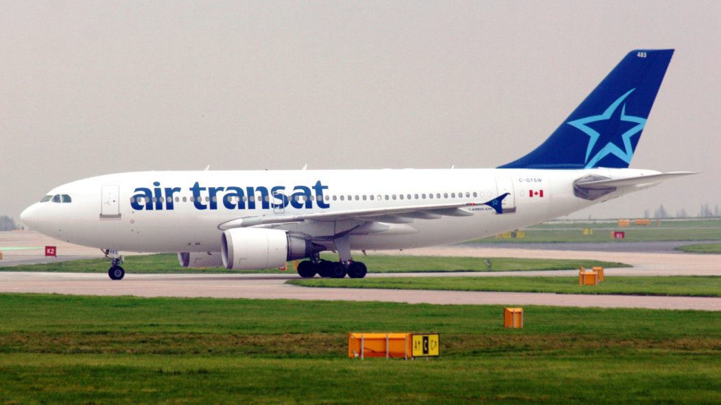 Un avion de la compagnie Air Transat
