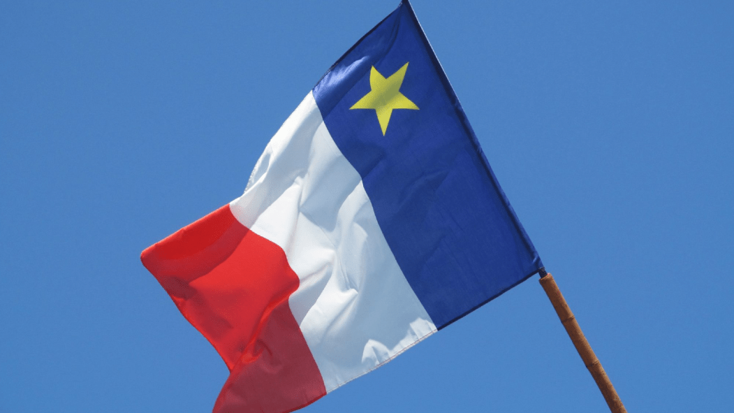 Le drapeau acadien