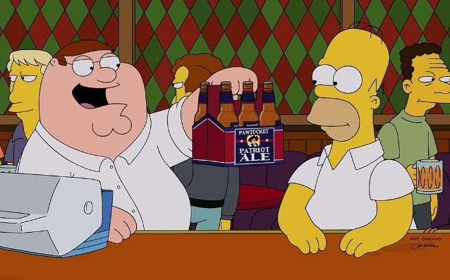 L’étrange visite de Family Guy à Springfield