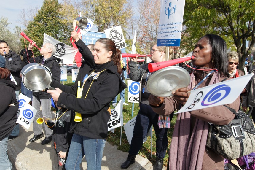 Journal Métro- Colère des employés du CSSS de Laval