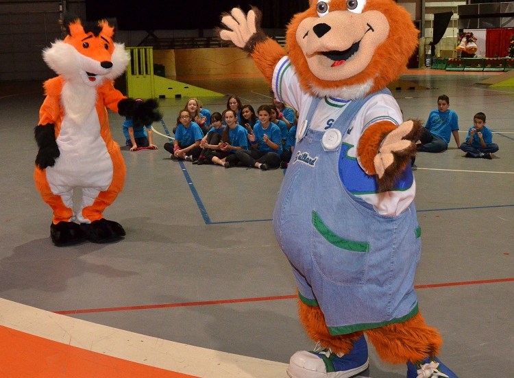 mascottes festival sportif