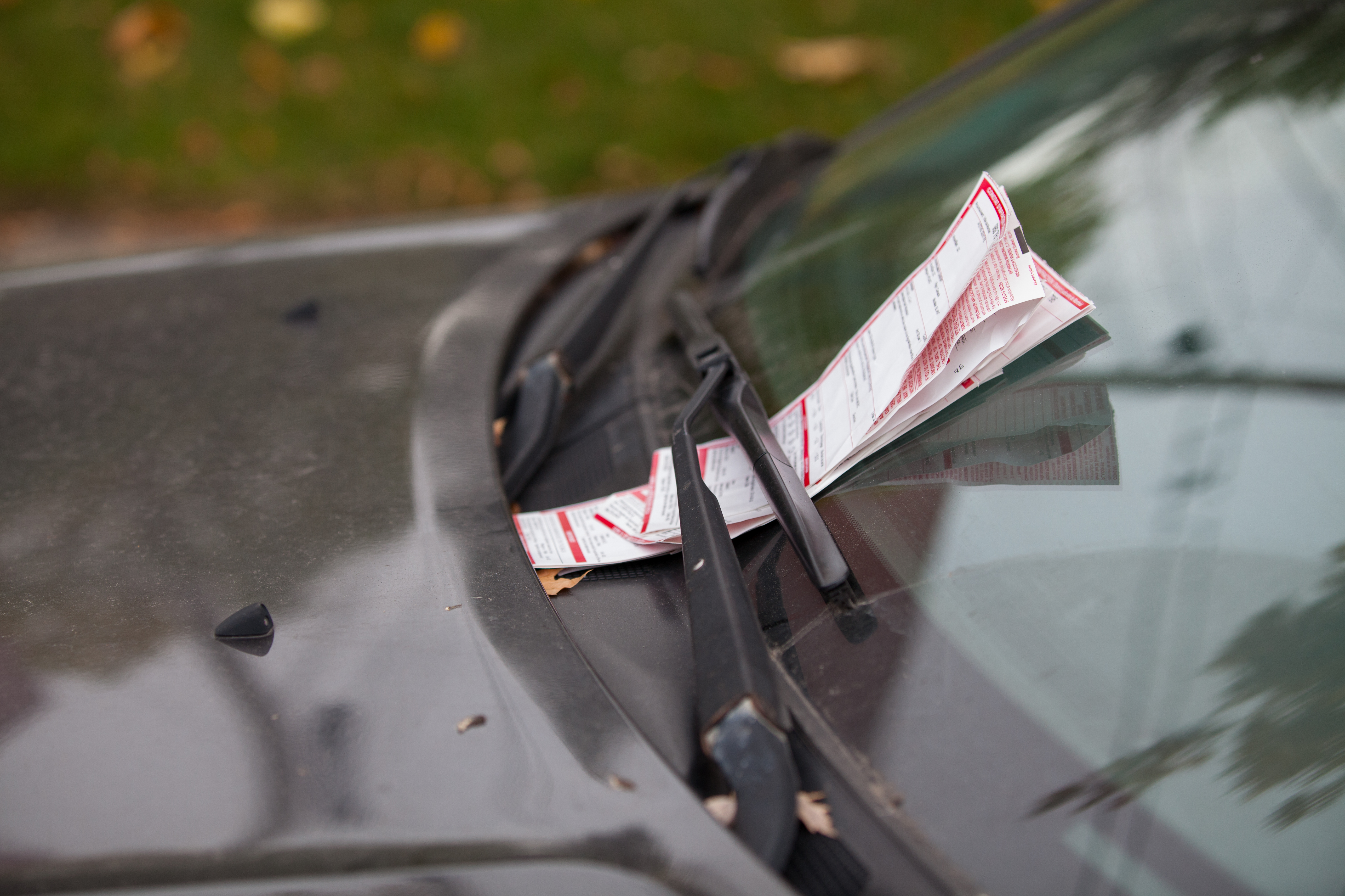 Contraventions sur voiture