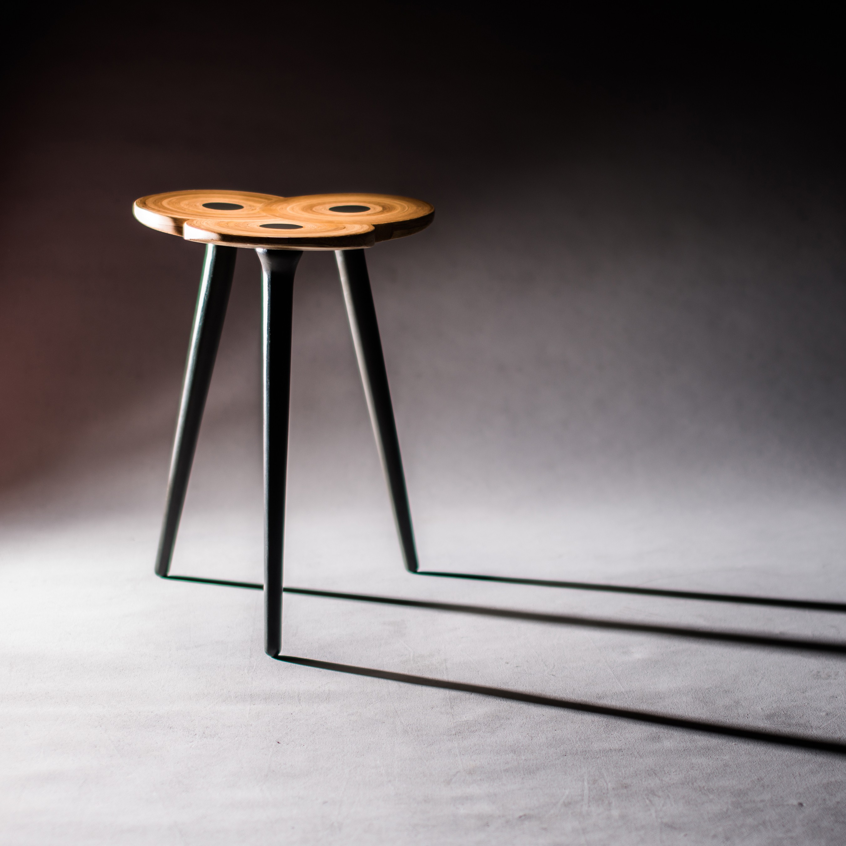 Jean-Claude Poitras tabouret bambou