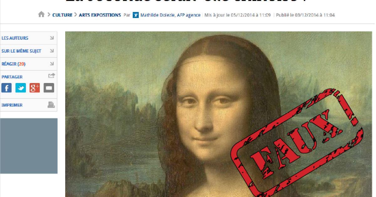 Non La Joconde N Etait Pas Une Esclave Chinoise Non La Joconde N Etait Pas Une Esclave Chinoise