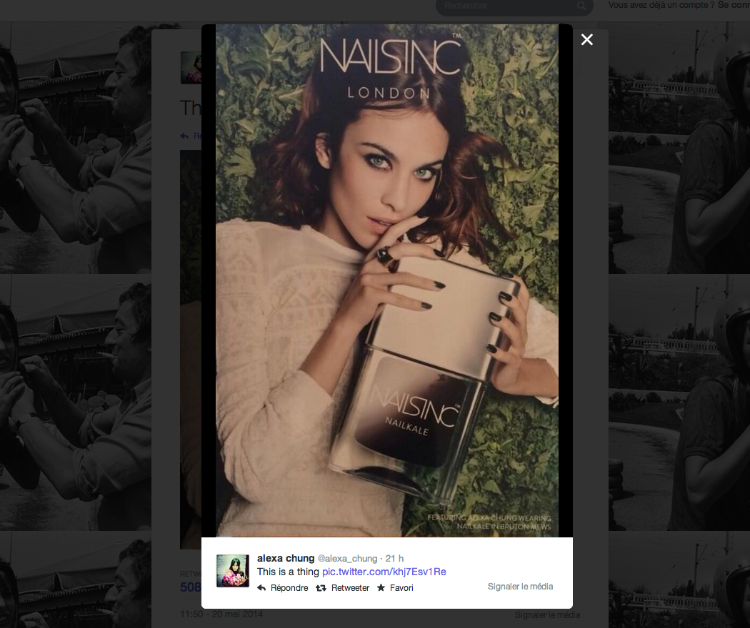 Alexa Chung x Nails Inc 