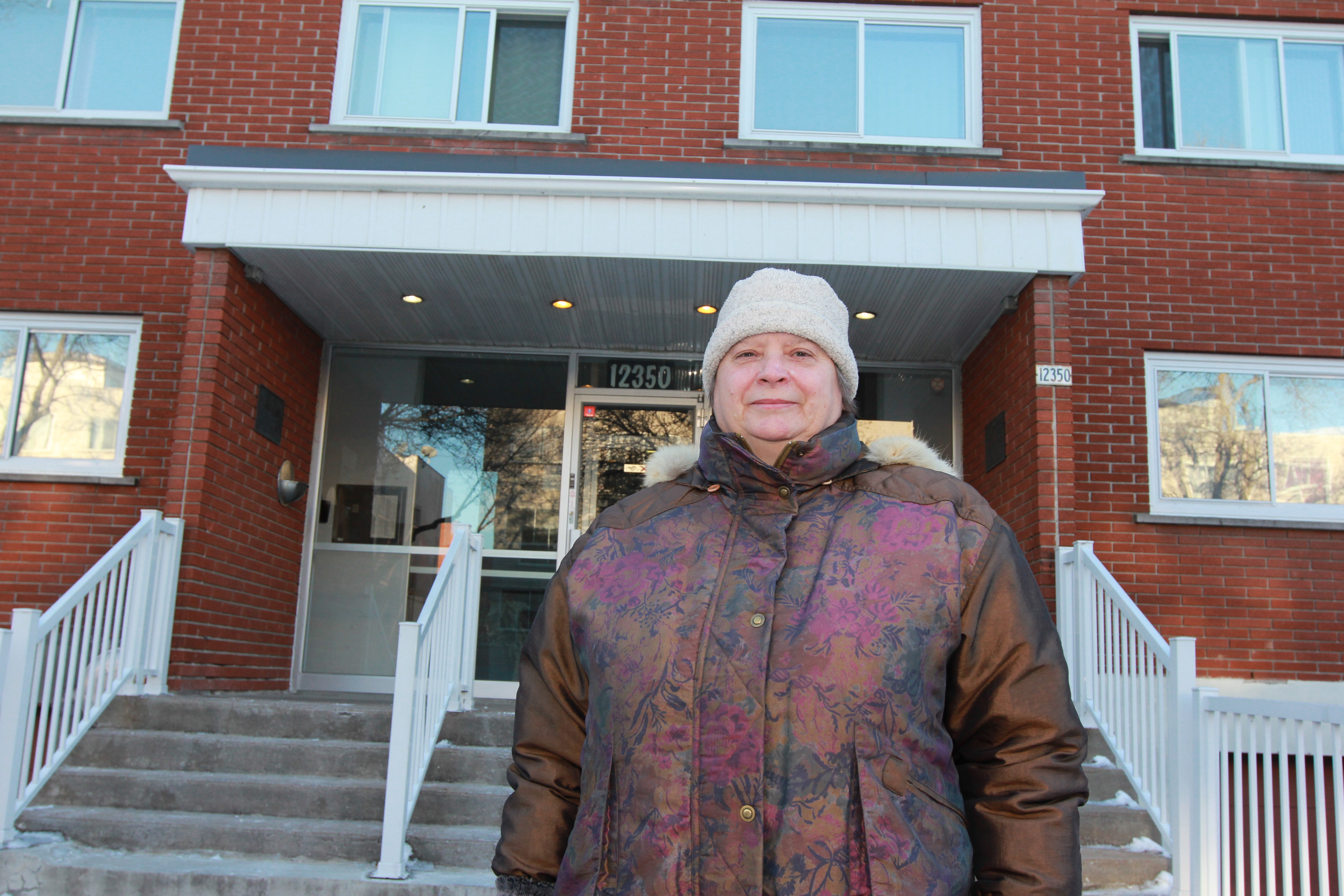 Manon Thibault craint de ne plus pouvoir habiter &agrave; la coop&eacute;rative Place du Nord lorsque le gouvernement f&eacute;d&eacute;ral retirera ses subventions aux logements sociaux.