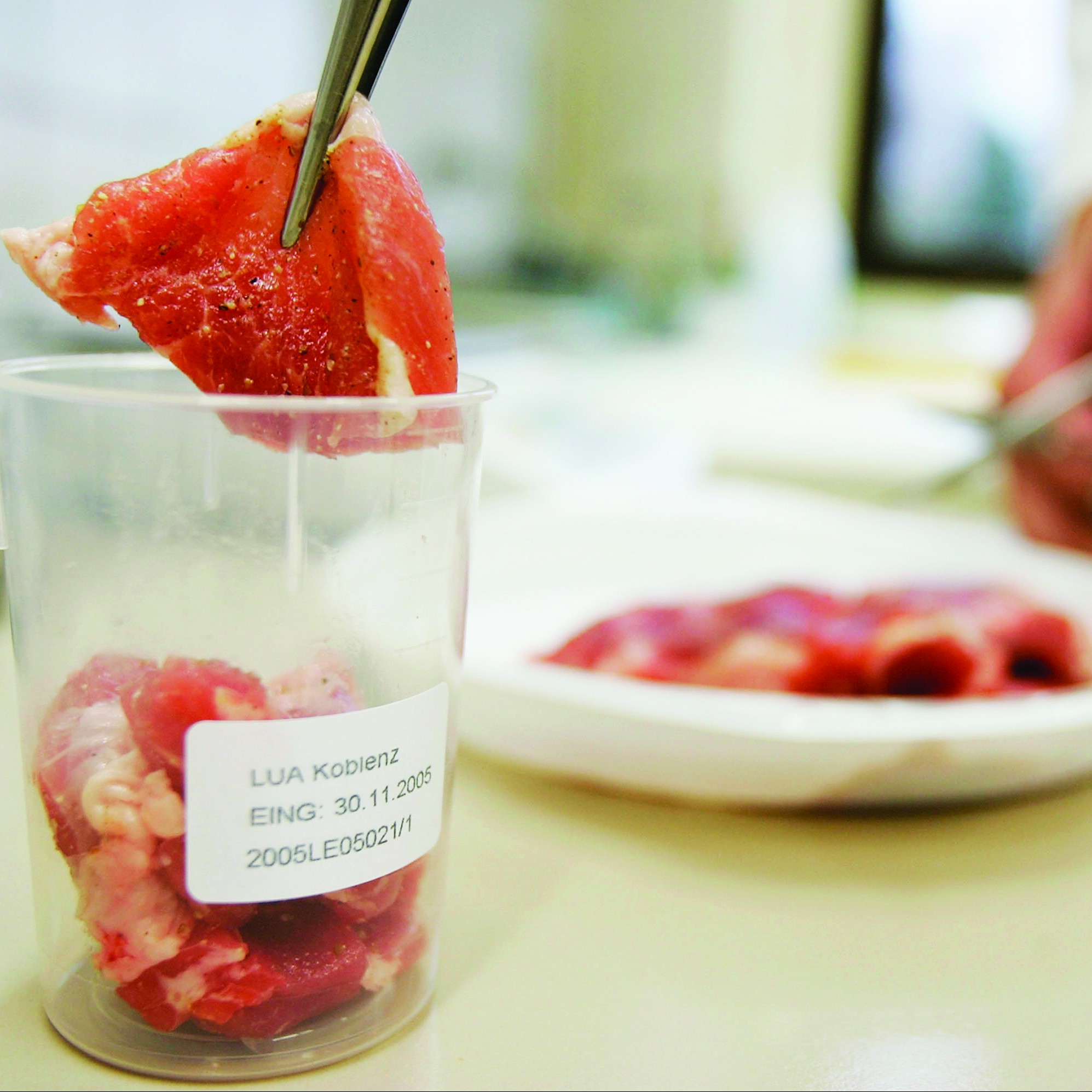 Laboratories Analyse Meat And Sausage Samples