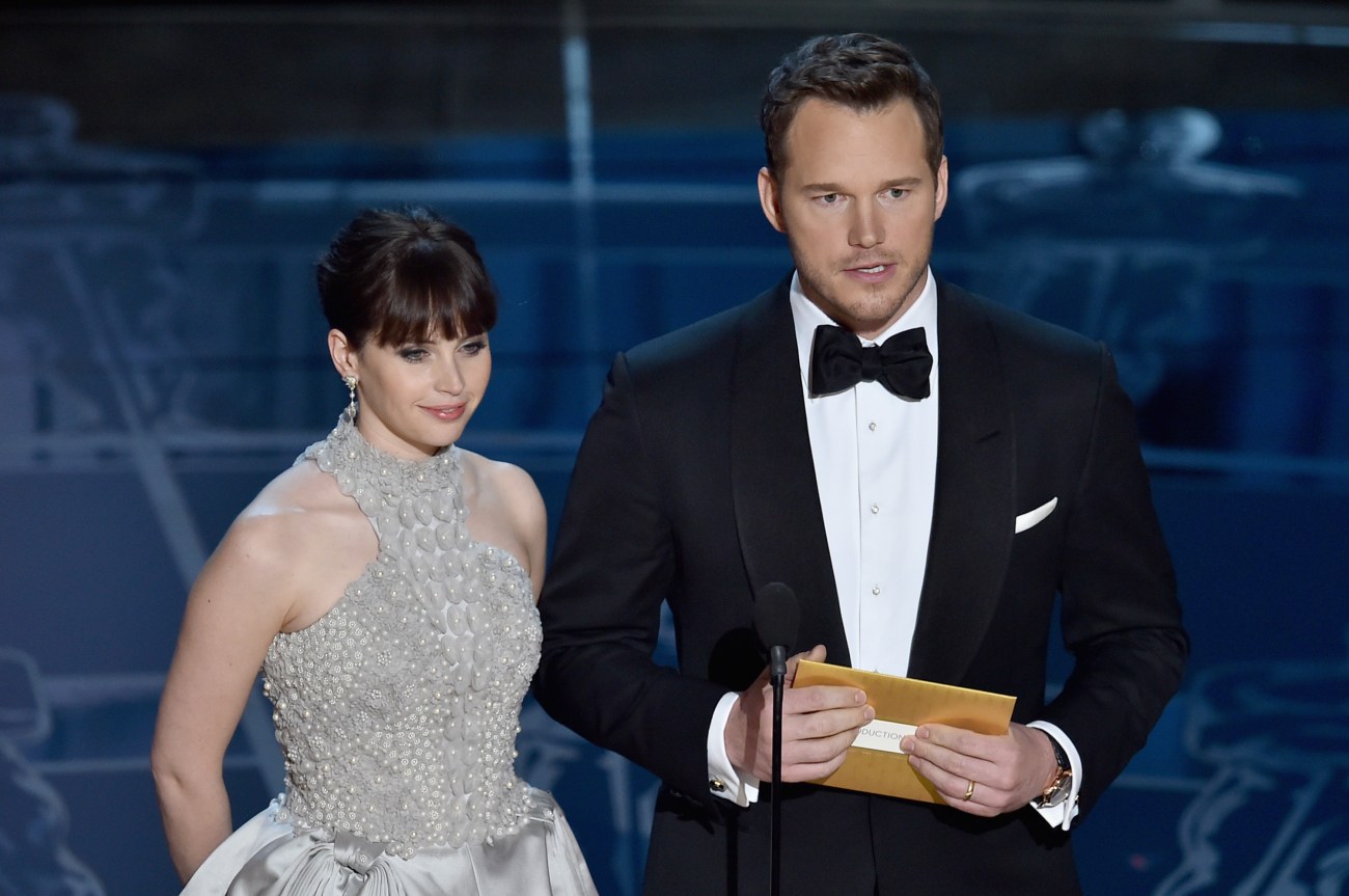 Chris Pratt et Felicity Jones