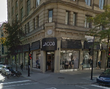 La boutique phare de Jacob a connu des jours meilleurs, comme en t&eacute;moigne cette image de Google Street View.
