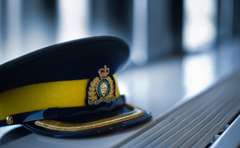 Une casquette de la Gendarmerie royale du Canada