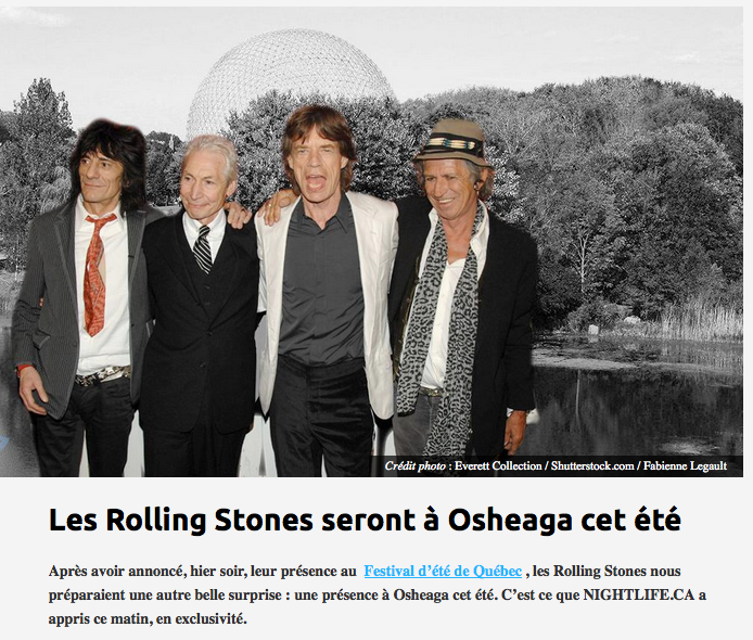 Rolling Stones poisson d'avril