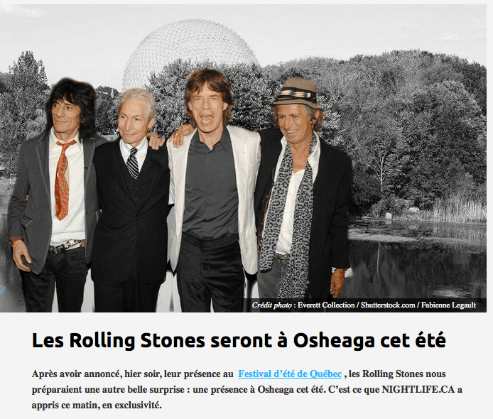 Rolling Stones poisson d'avril