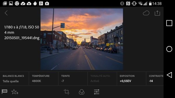 Adobe Lightroom Mobile