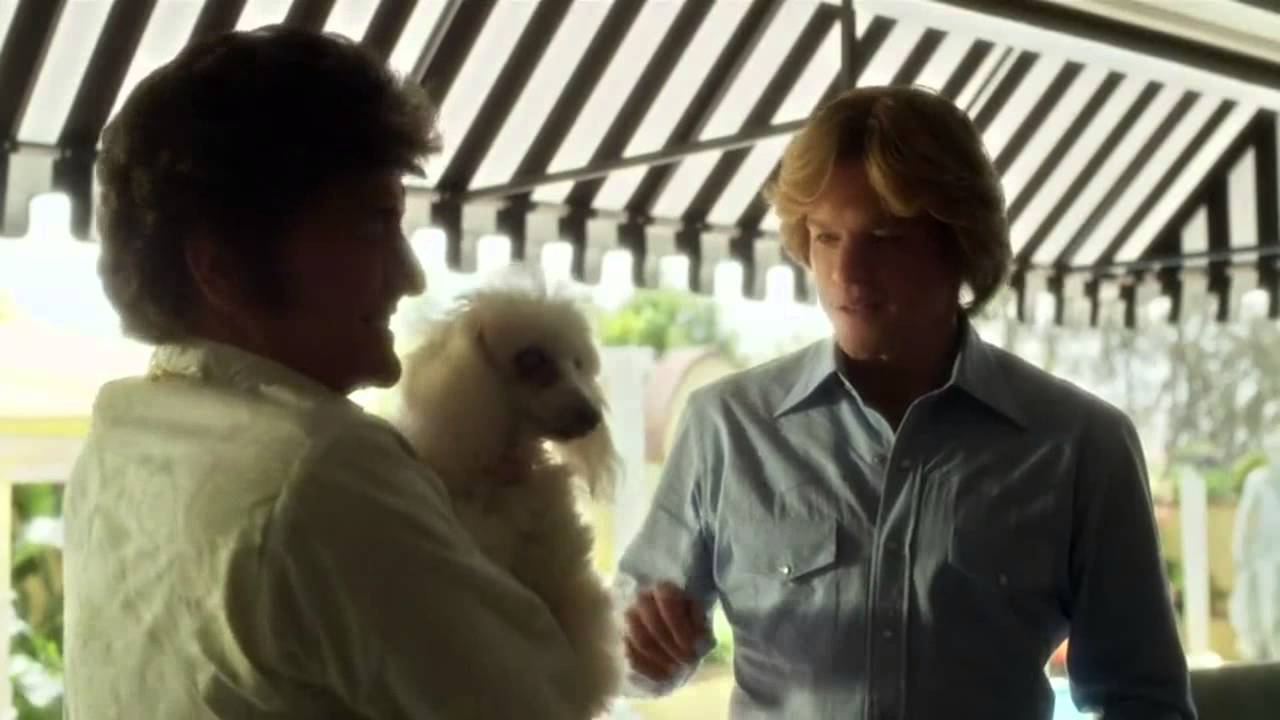 behind the candelabra