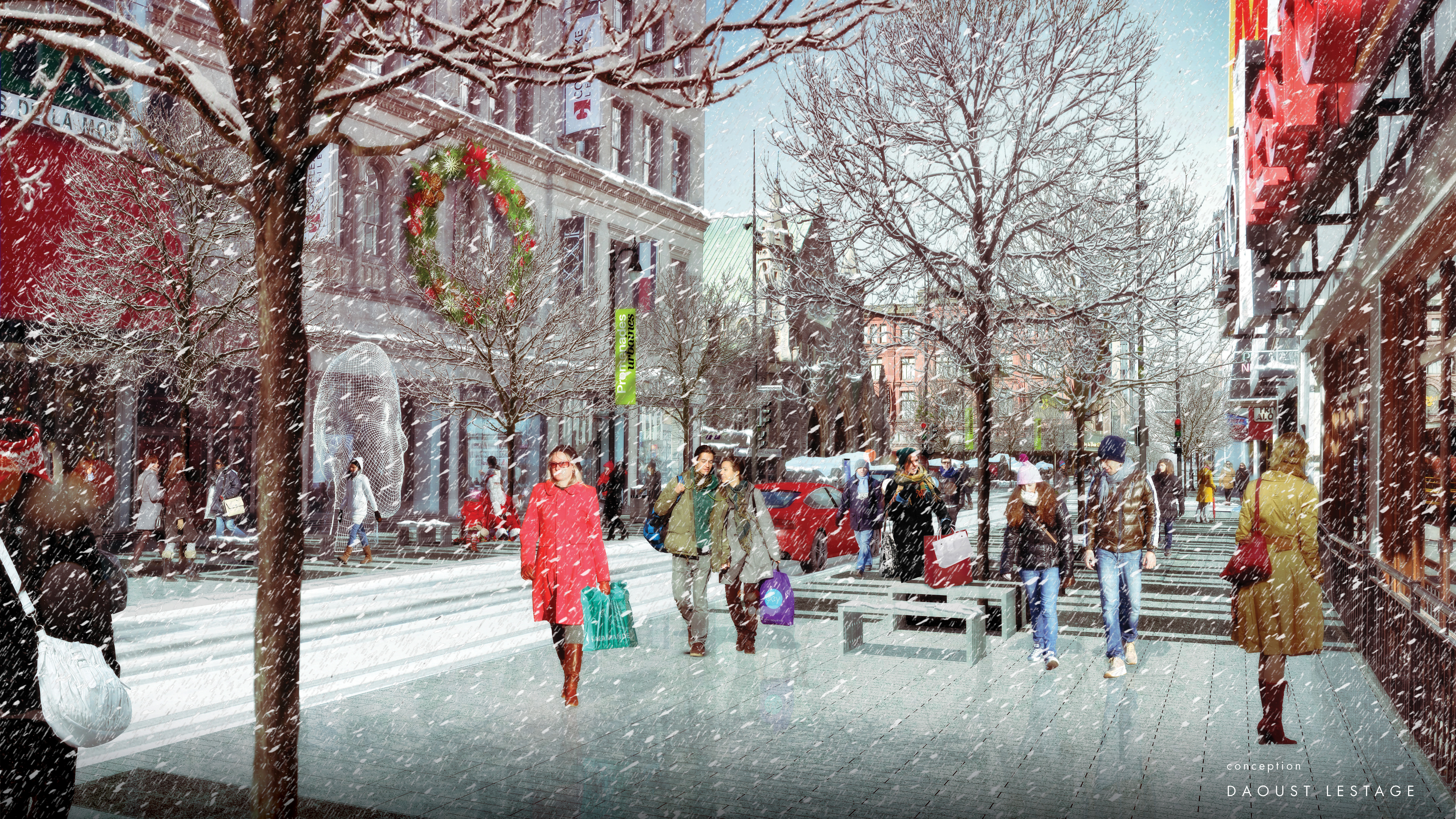 Tronçon Promenade urbaine - Hiver