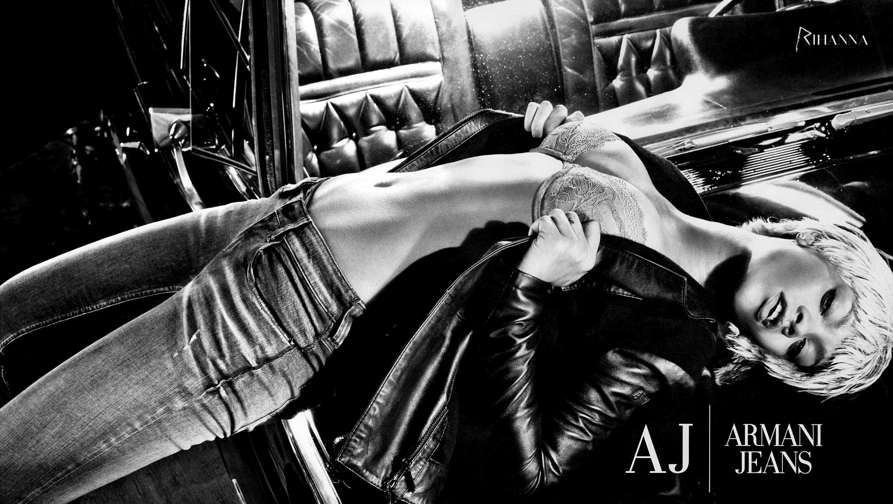 Rihanna armani jeans hotsell