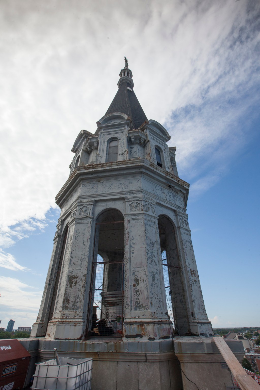 Église NotreDamedesSeptDouleurs visite au sommet du clocher nord