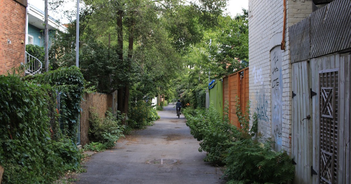 De plus en plus de ruelles vertes à Montréal