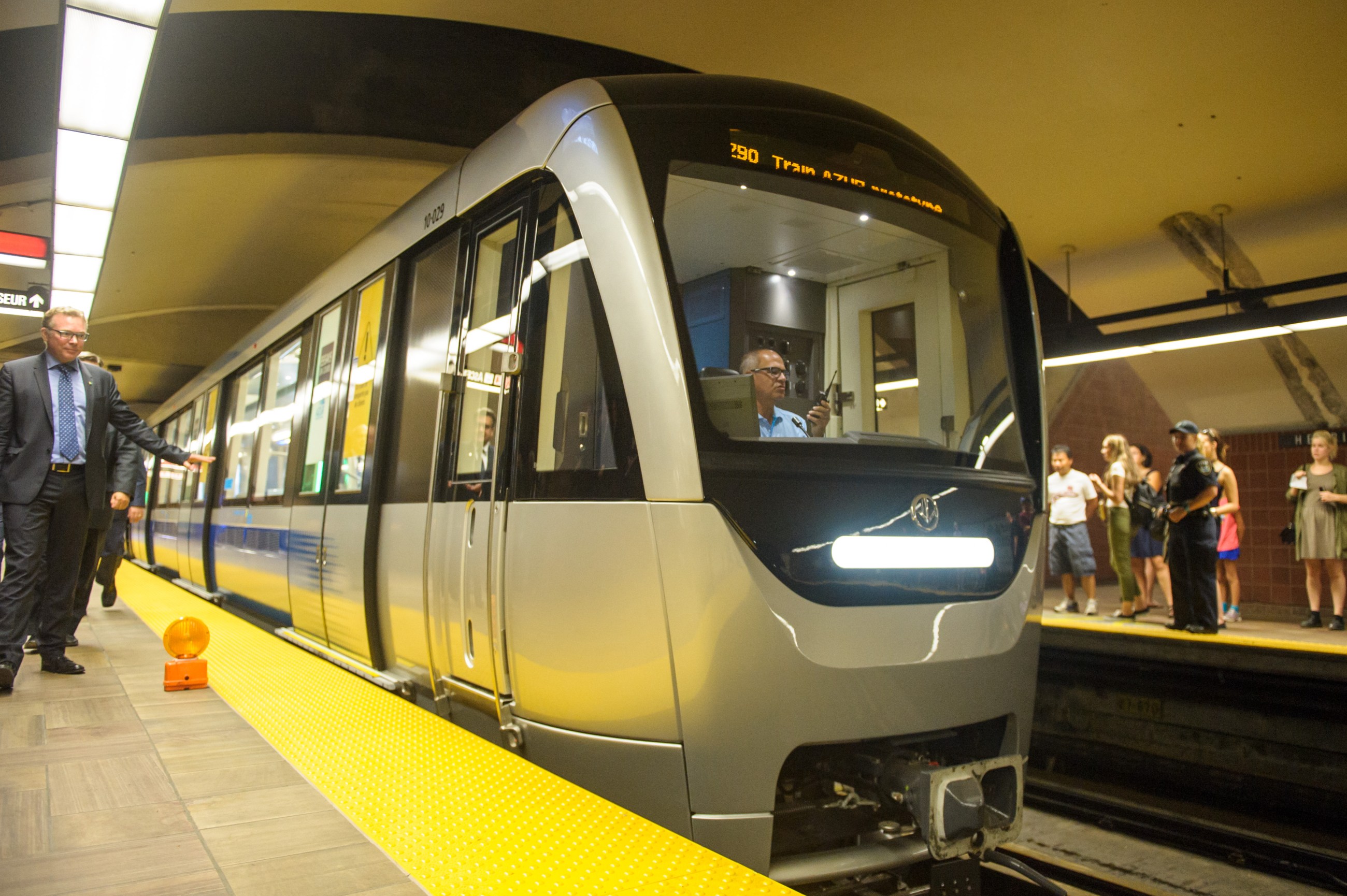Les trains Azur font leur apparition sur le réseau de métro de la STM