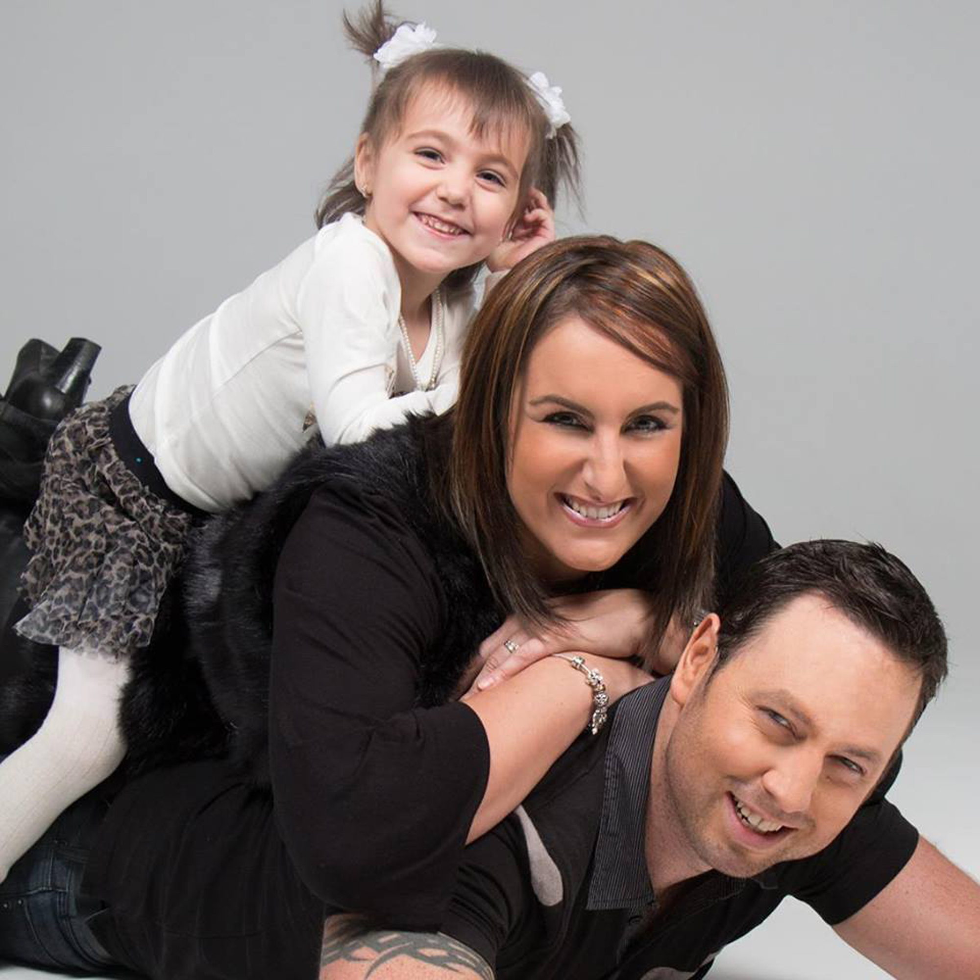 Stéphanie Fernandes et sa famille