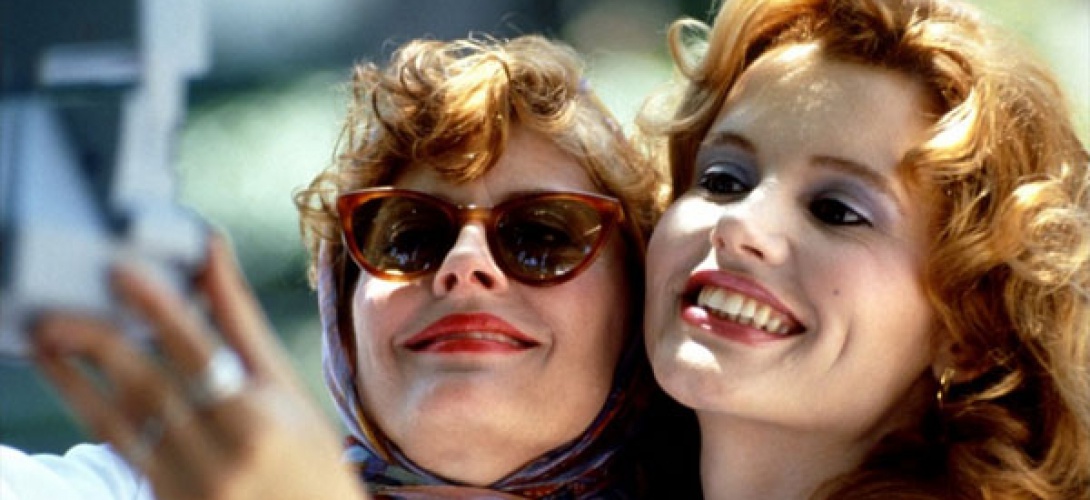 Susan Sarandon et Geena Davis dans "Thelma et Louise" de Ridley Scott (1991)