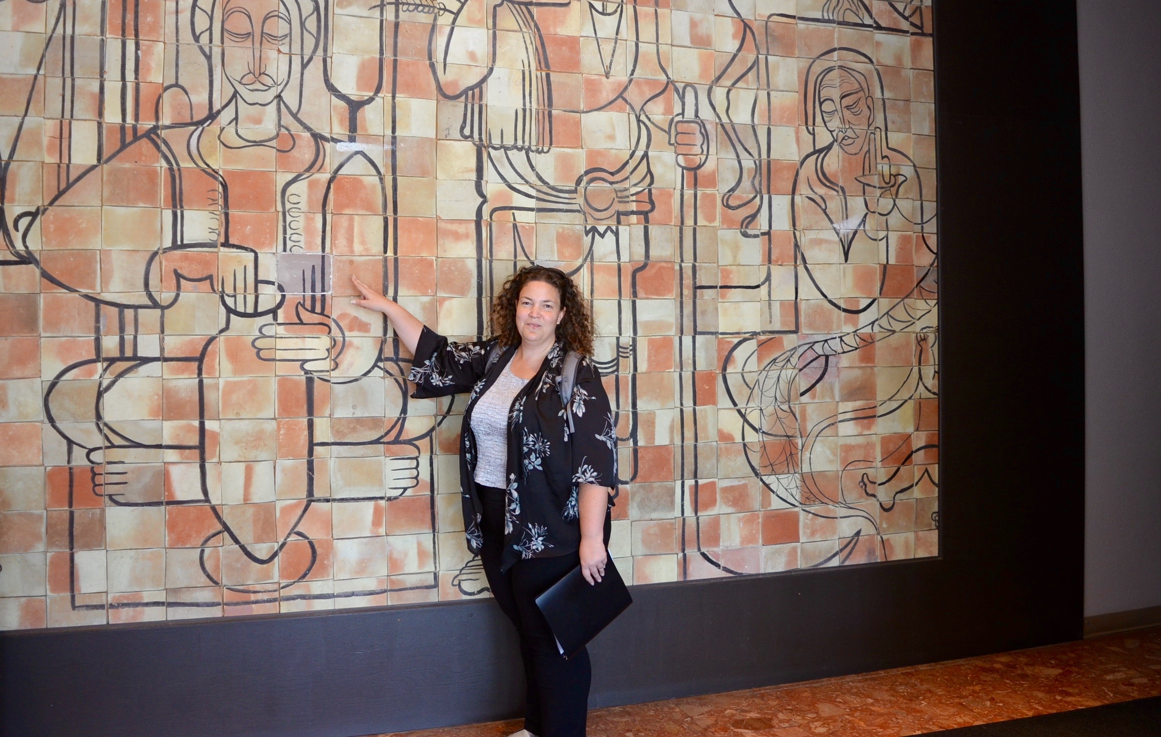 Expo 67 Pavillon de la Tunisie mosaïque Julie Bélanger