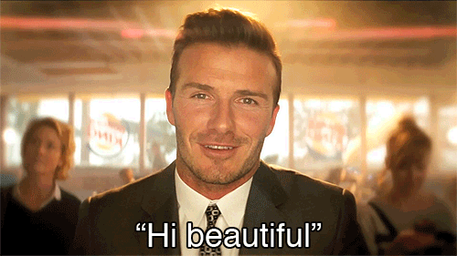 David Beckham gif anim&eacute;